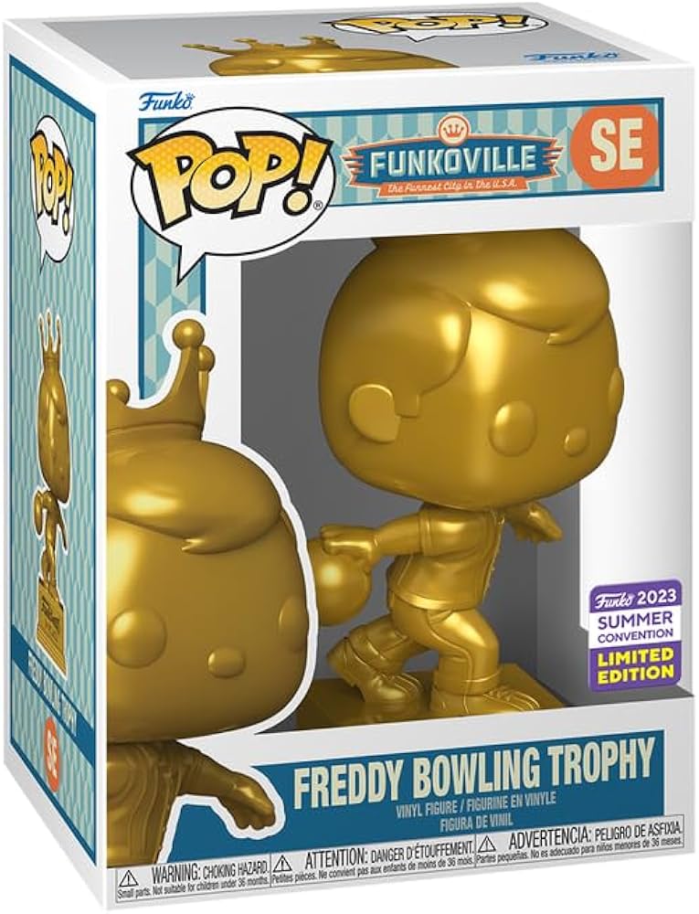 Funko Pop! - FREDDY BOWLING TROPHY SUMMER CONVENTION SHARED STICKER