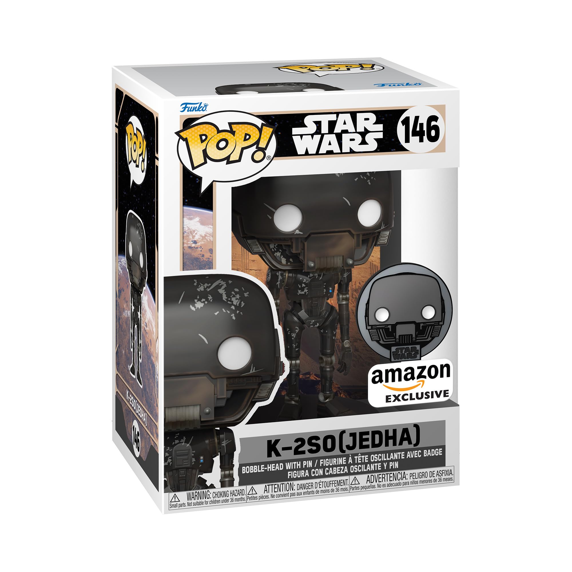 Funko Pop! -K-250 JEDHA 146 AMAZON EXCLUSIVE