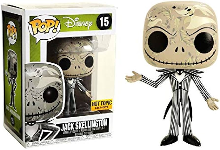 Funko Pop! - JACK SKELLINGTON 15 GOT TOPIC EXCLUSIVE
