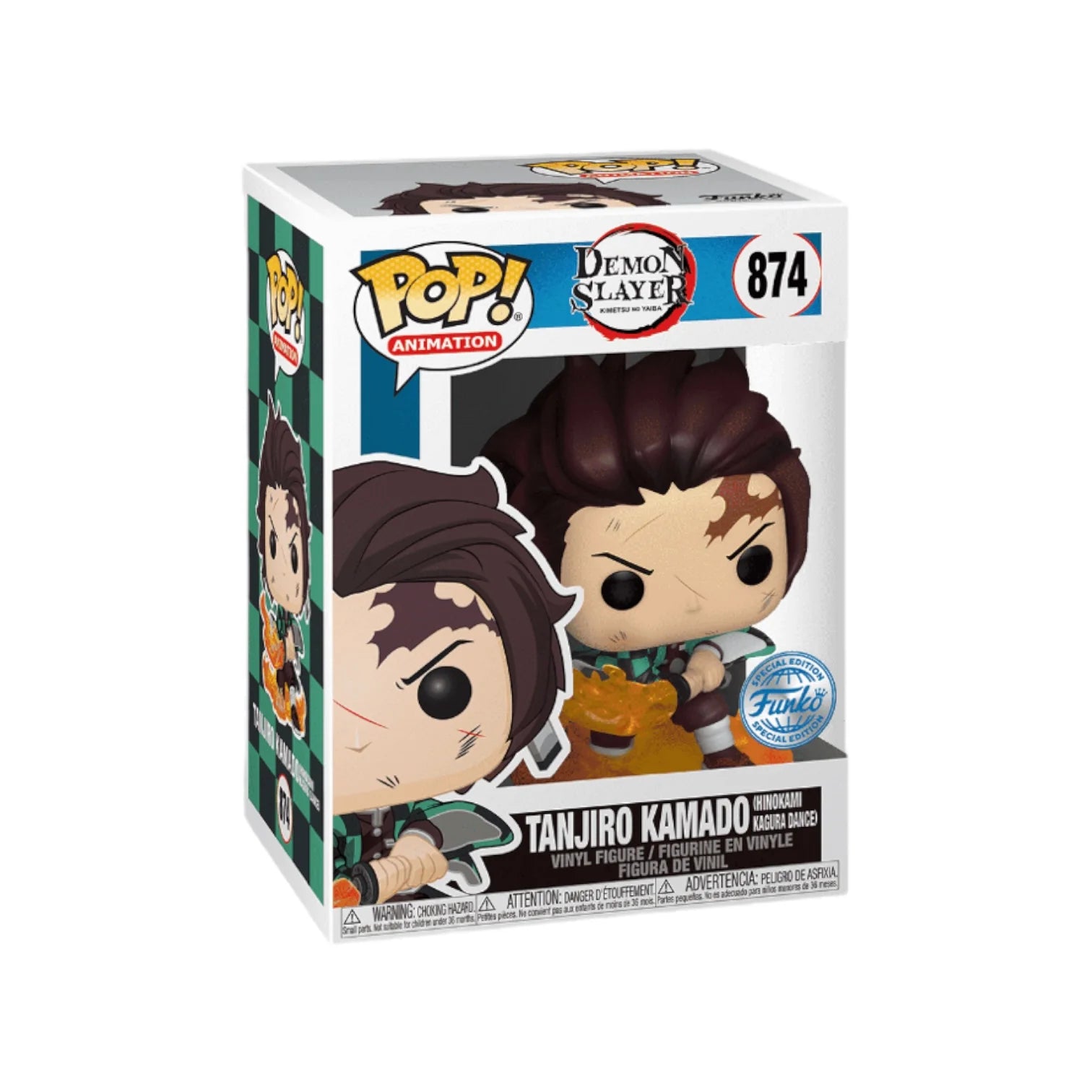 Funko Pop! - TANJIRO KAMADO 874 FUNKO SPECIAL EDITION