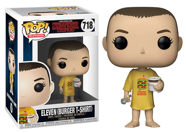 Funko Pop! - ELEVEN ( Burger T Shirt ) 718 STRANGER THINGS