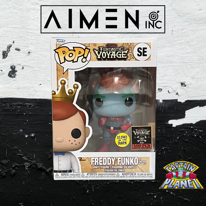 FREDDY FUNKO AS CAPTAIN PLANET LE 500 - FUNKO POP! FUNDAYS