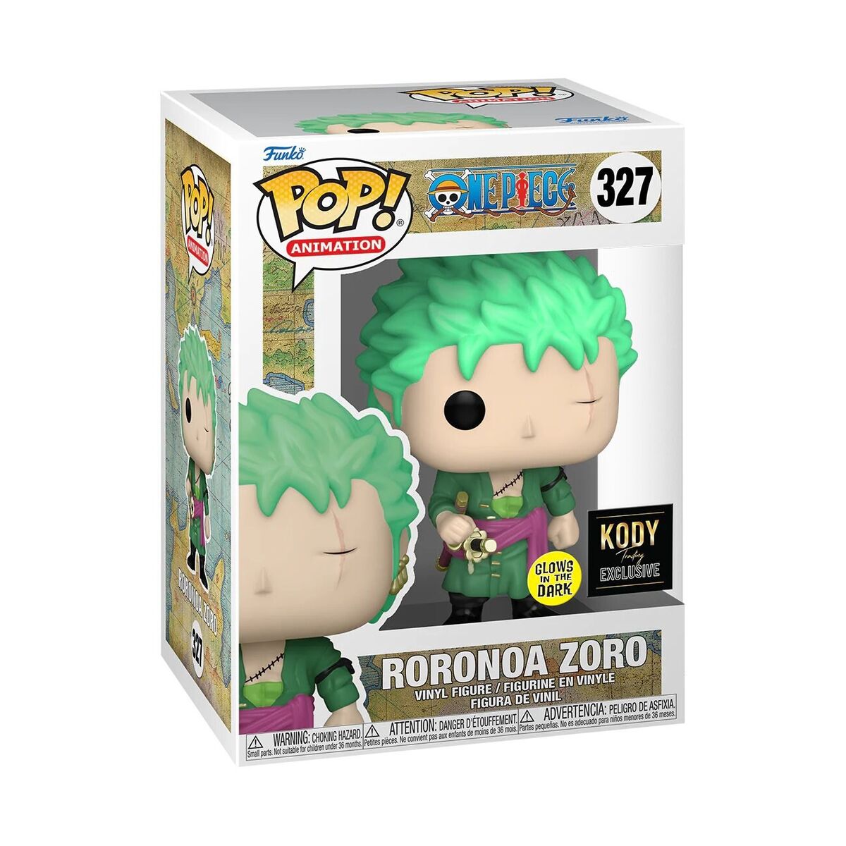 Funko Pop! - RORONOA ZORO 327 GITD KODY EXCLUSIVE