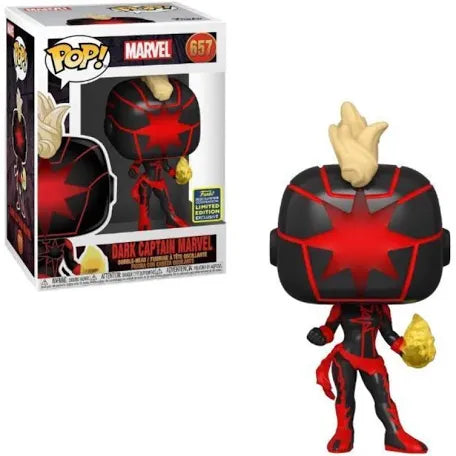 Funko Pop! - DARK CAPTAIN MARVEL 657 SHARED STICKER