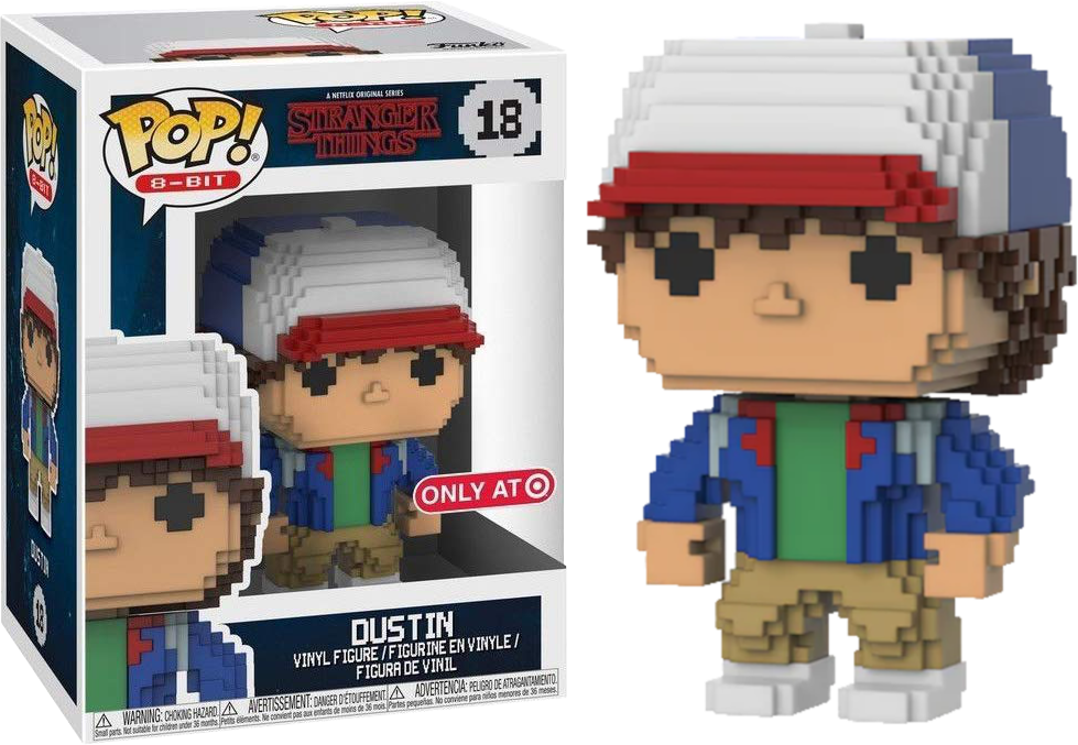 Funko Pop!- DUSTIN 18 TARGET EXCLUSIVE 8 BIT