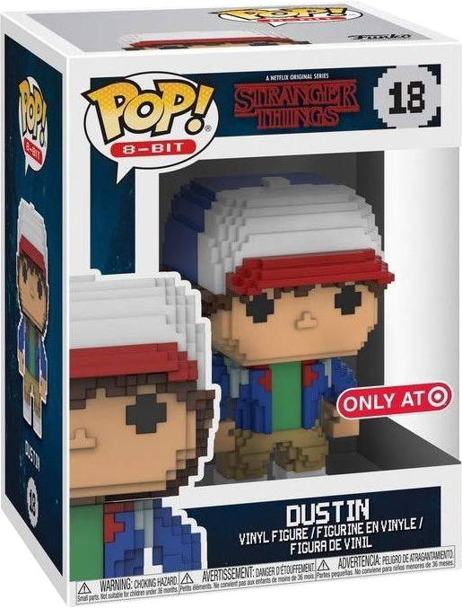 Funko Pop!- DUSTIN 18 TARGET EXCLUSIVE 8 BIT