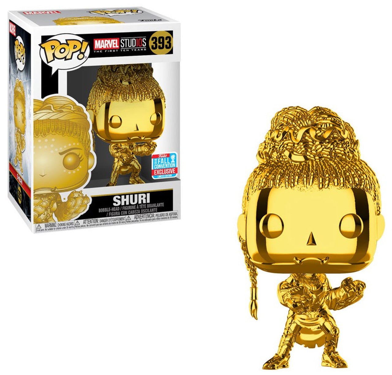 Funko Pop! - SHURI 393 FALL SHARED STICKER EXCLUSIVE