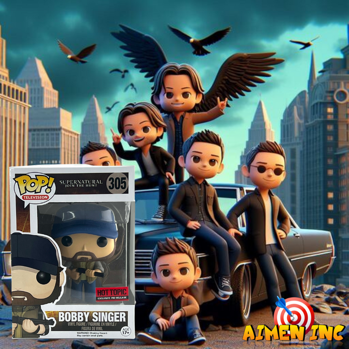 Funko pop! Supernatural: Bobby singer 305 (hottopic pre-release)