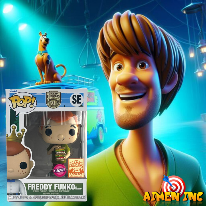 Funko pop! Freddy funko as shaggy flocked - (4,500 pcs)