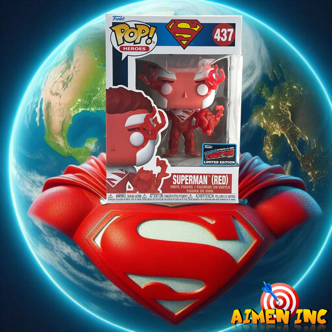 Funko Pop! DC: Superman (Red) 437 (NYCC)