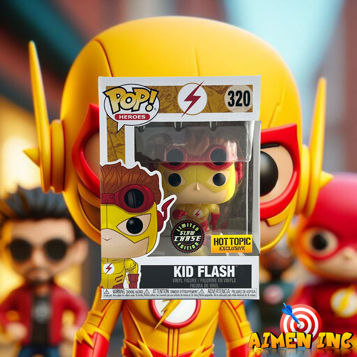 Funko Pop! DC: Kid Flash 320 Chase (HotTopic Exclusive)