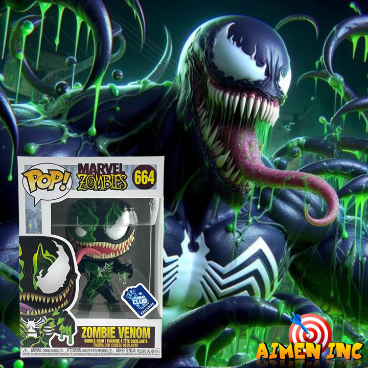 Funko pop! Marvel: Zombie Venom 664 - (Funko Club GameStop Exclusive)