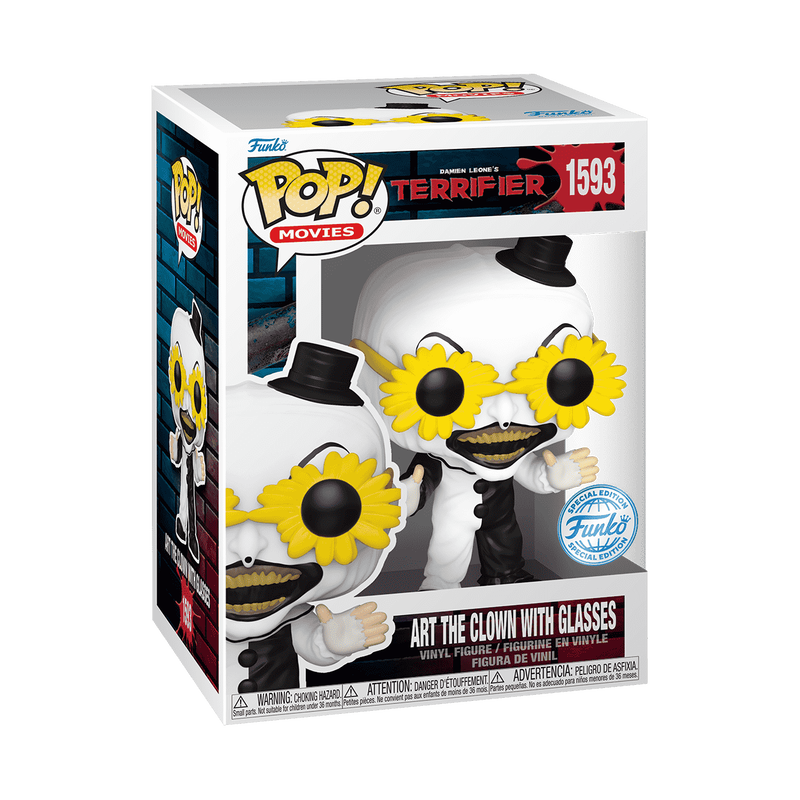 Preorder Bundle - Chase + Common - Art The Clown With Sunglasses 1593 Funko Pop!