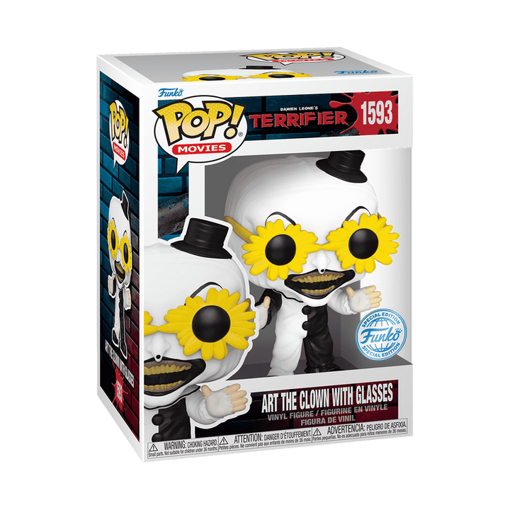 Preorder Bundle - Chase + Common - Art The Clown With Sunglasses 1593 Funko Pop!