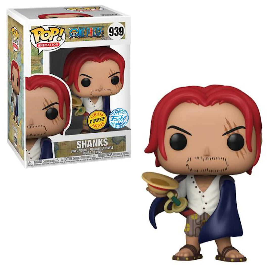 Funko Pop! Shanks Chase 939 - Blue SE Sticker  - One Piece