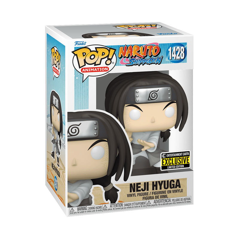 Funko Pop! - NEJI HYUGA 1428 ENTERTAINMENT EARTH EXCLUSIVE