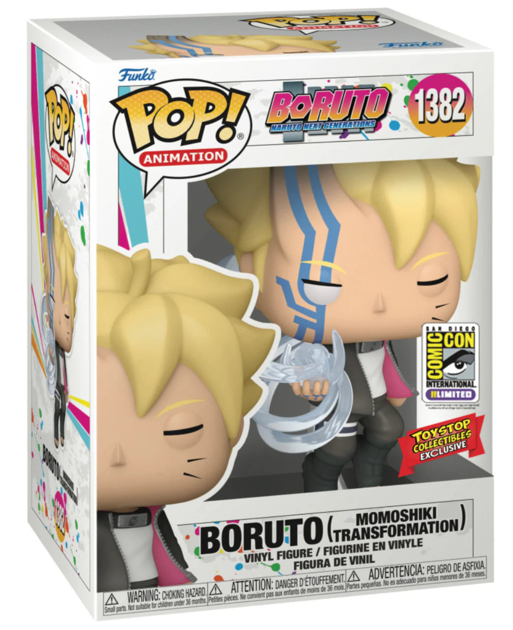 Funko Pop!- BORUTO 1382 SDCC TOY STOP EXCLUSIVE