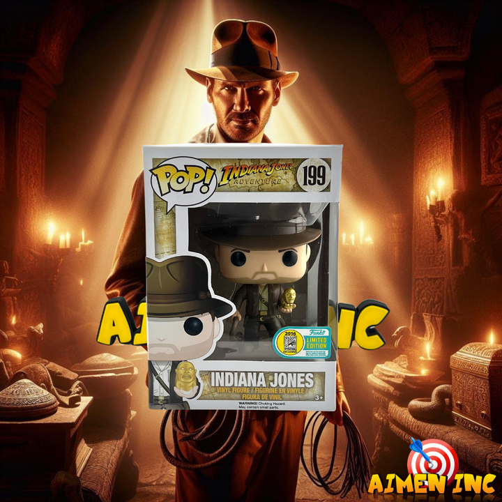 Funko Pop! Indiana Jones 199 - 2016 San Diego Comic Con Exclusive