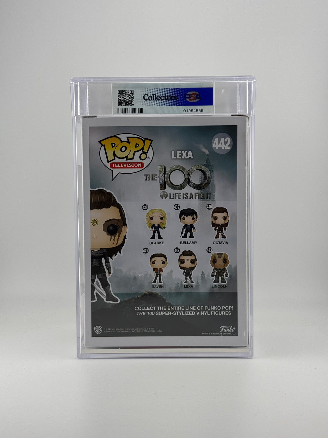 Funko Pop! Lexa 442 Chase PSA Graded 8.5