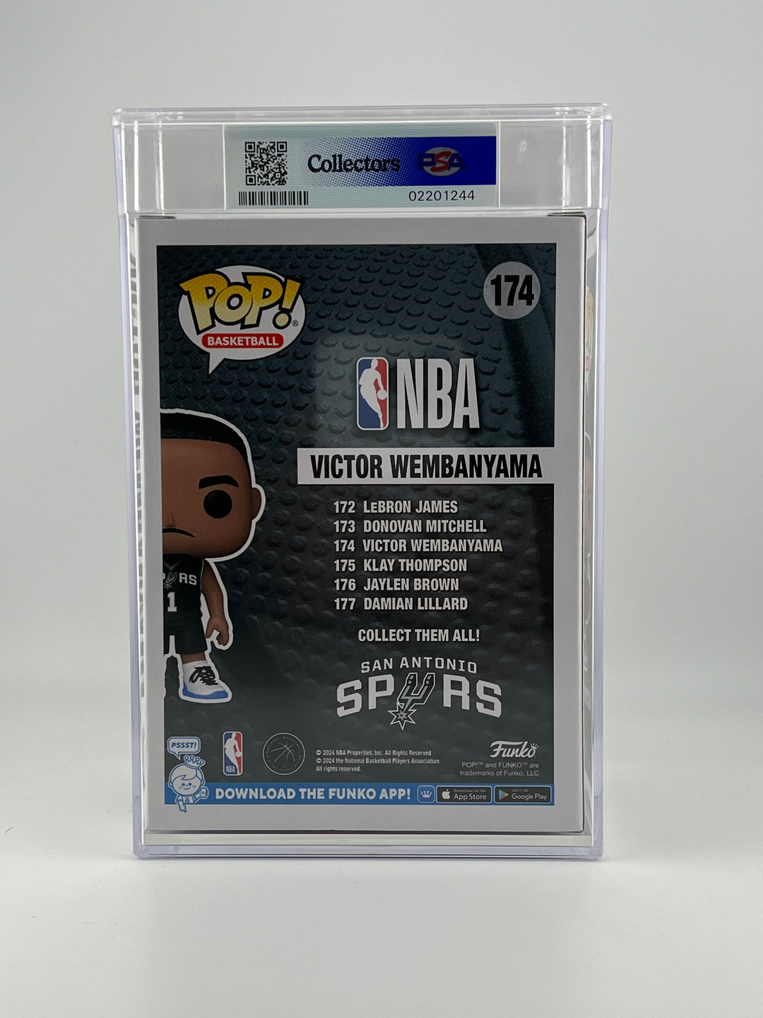 Funko Pop! Victor Wembanyama 174 - PSA GEM MINT 10 Grade