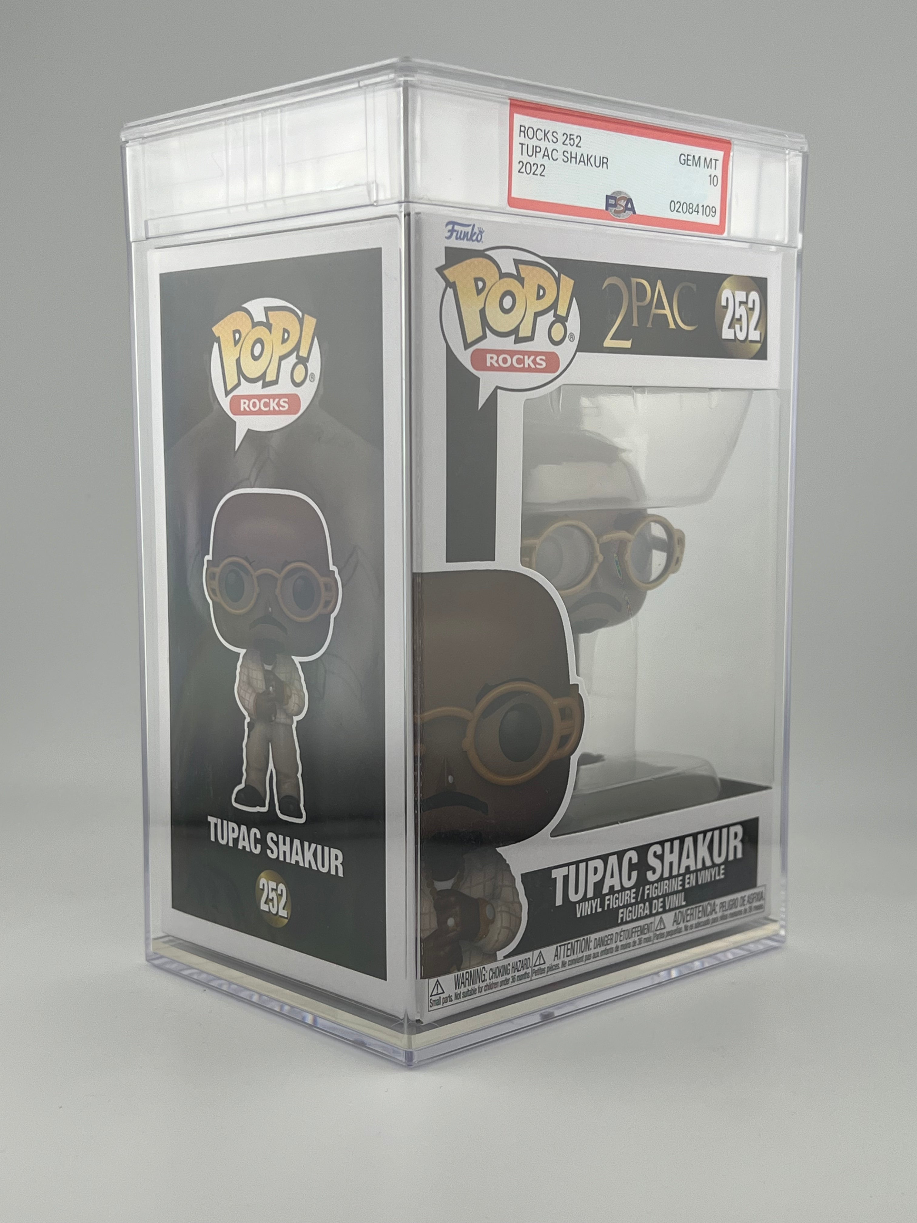 Funko Pop! Tupac Shakur 252 - PSA GEM MT 10 Grading