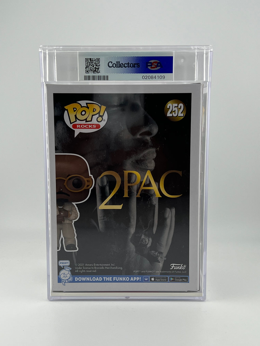 Funko Pop! Tupac Shakur 252 - PSA GEM MT 10 Grading