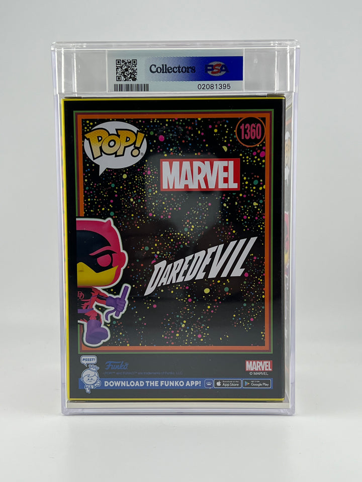 Funko Pop! Daredevil 1360 Blacklight - PSA GEM MT 10