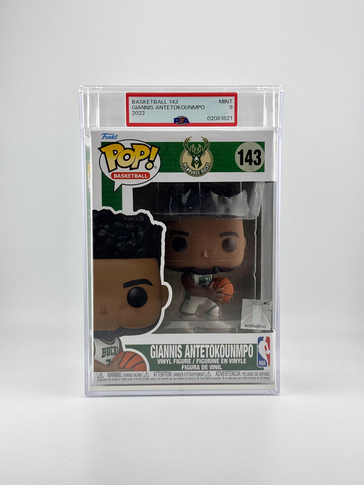 Funko Pop! Giannis Antetokounmpo 143 PSA MINT 9