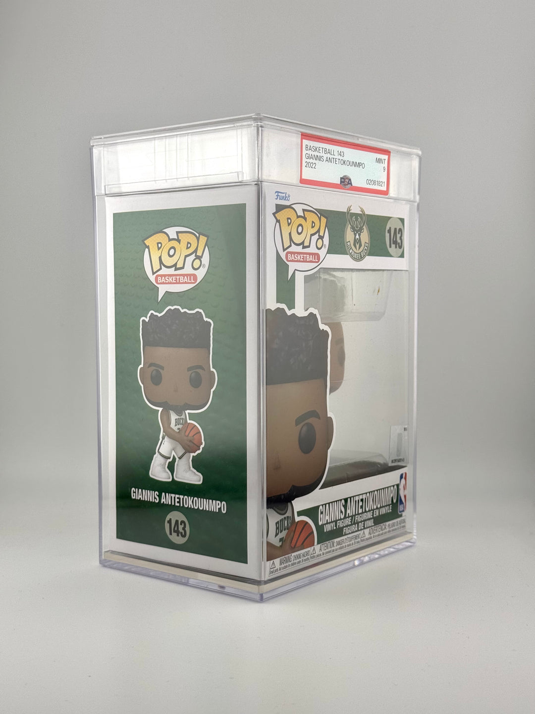 Funko Pop! Giannis Antetokounmpo 143 PSA MINT 9