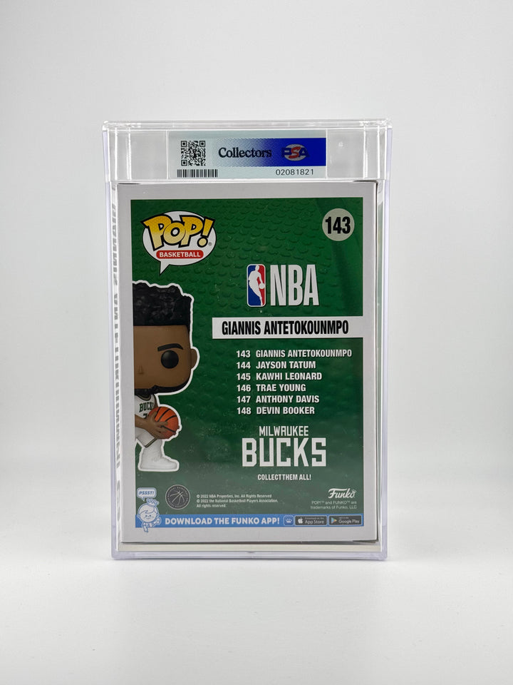 Funko Pop! Giannis Antetokounmpo 143 PSA MINT 9