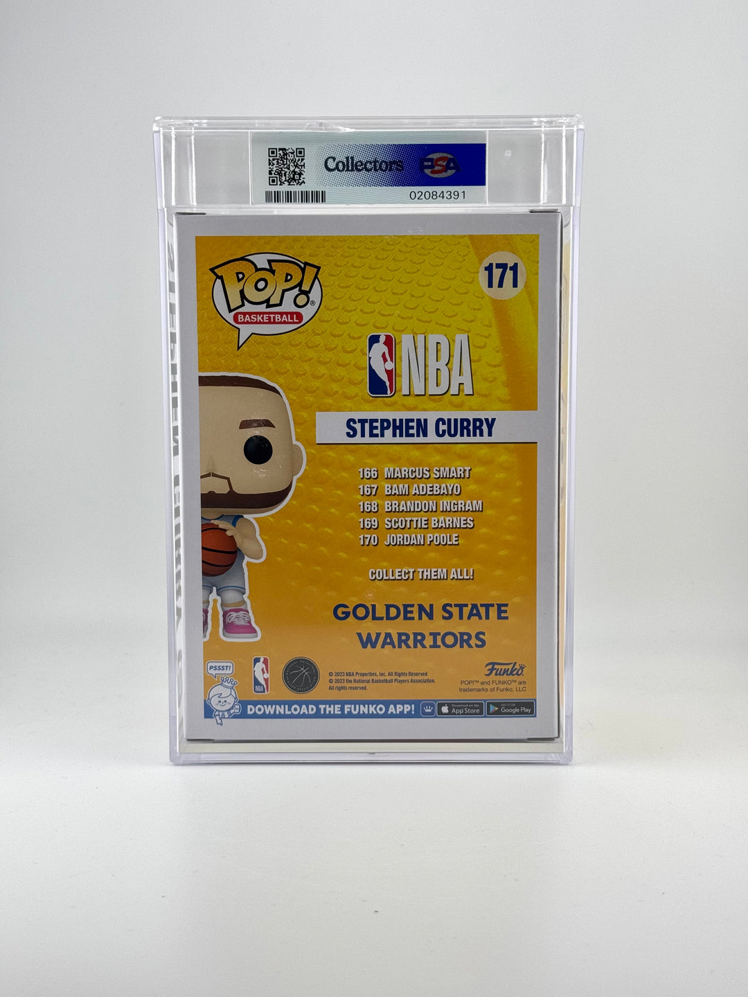 Funko Pop! Stephen Curry 171 - PSA NM 8.5