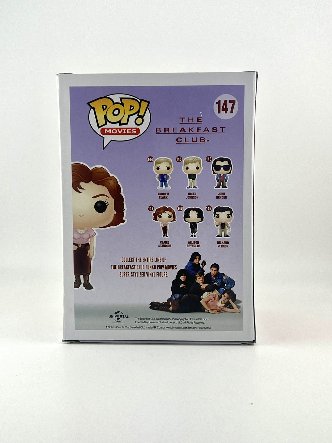 Signed Funko Pop! Claire Standish #147 - The Breakfast Club | Signed by Molly Ringwald | JSA Authenticated