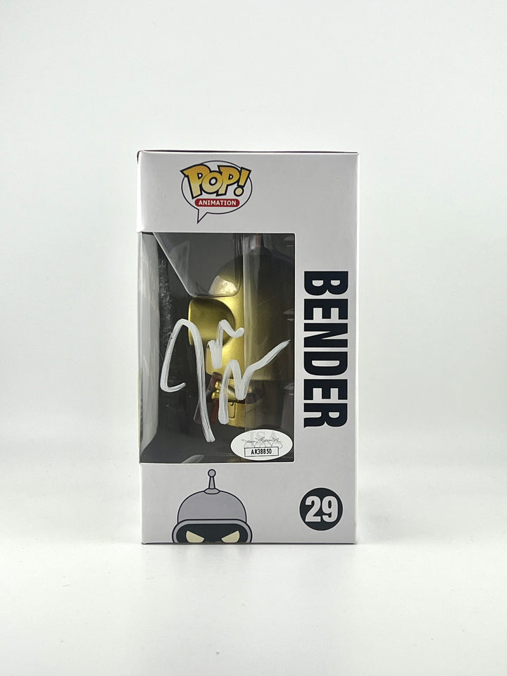 Autographed Funko Pop! Bender #29 - Futurama | John DiMaggio Signed | JSA Authenticated