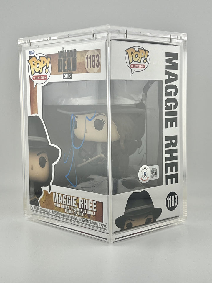 Signed Funko Pop! Maggie Rhee #1183 - Signed by Lauren Cohan | Beckett Authenticated