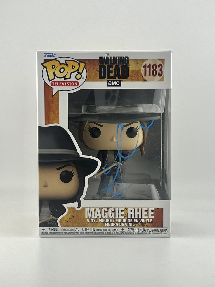 Signed Funko Pop! Maggie Rhee #1183 - Signed by Lauren Cohan | Beckett Authenticated