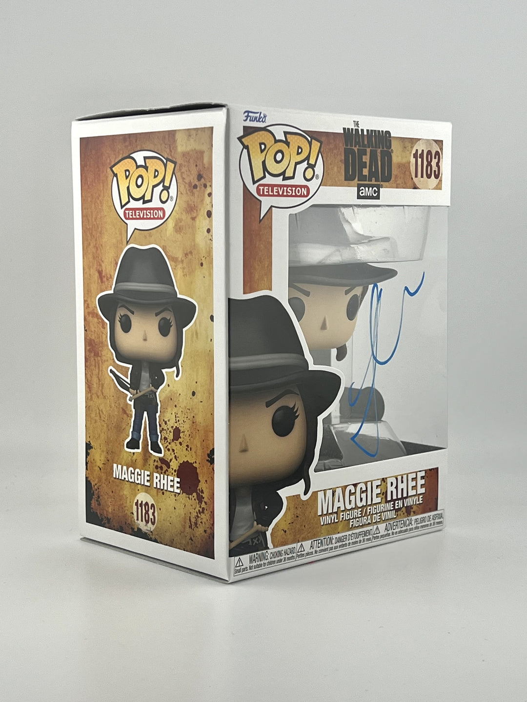 Signed Funko Pop! Maggie Rhee #1183 - Signed by Lauren Cohan | Beckett Authenticated