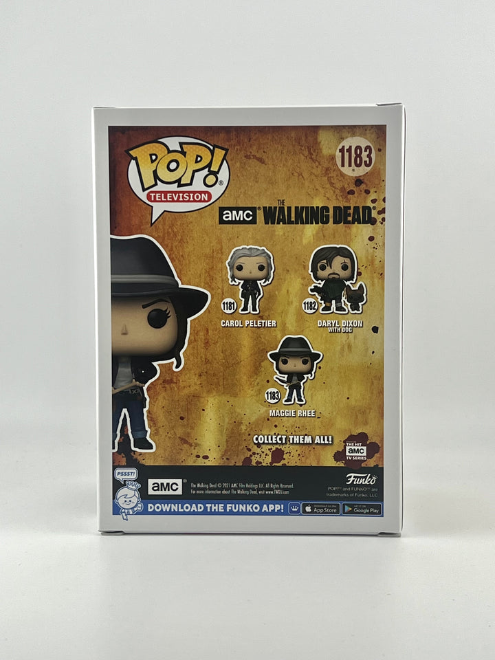 Signed Funko Pop! Maggie Rhee #1183 - Signed by Lauren Cohan | Beckett Authenticated