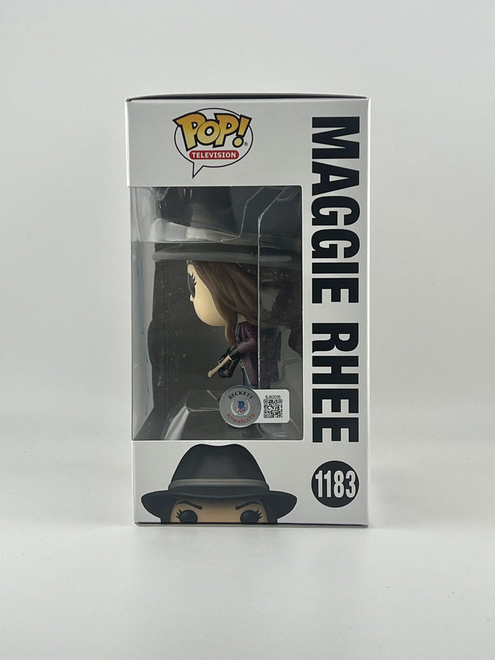 Signed Funko Pop! Maggie Rhee #1183 - Signed by Lauren Cohan | Beckett Authenticated