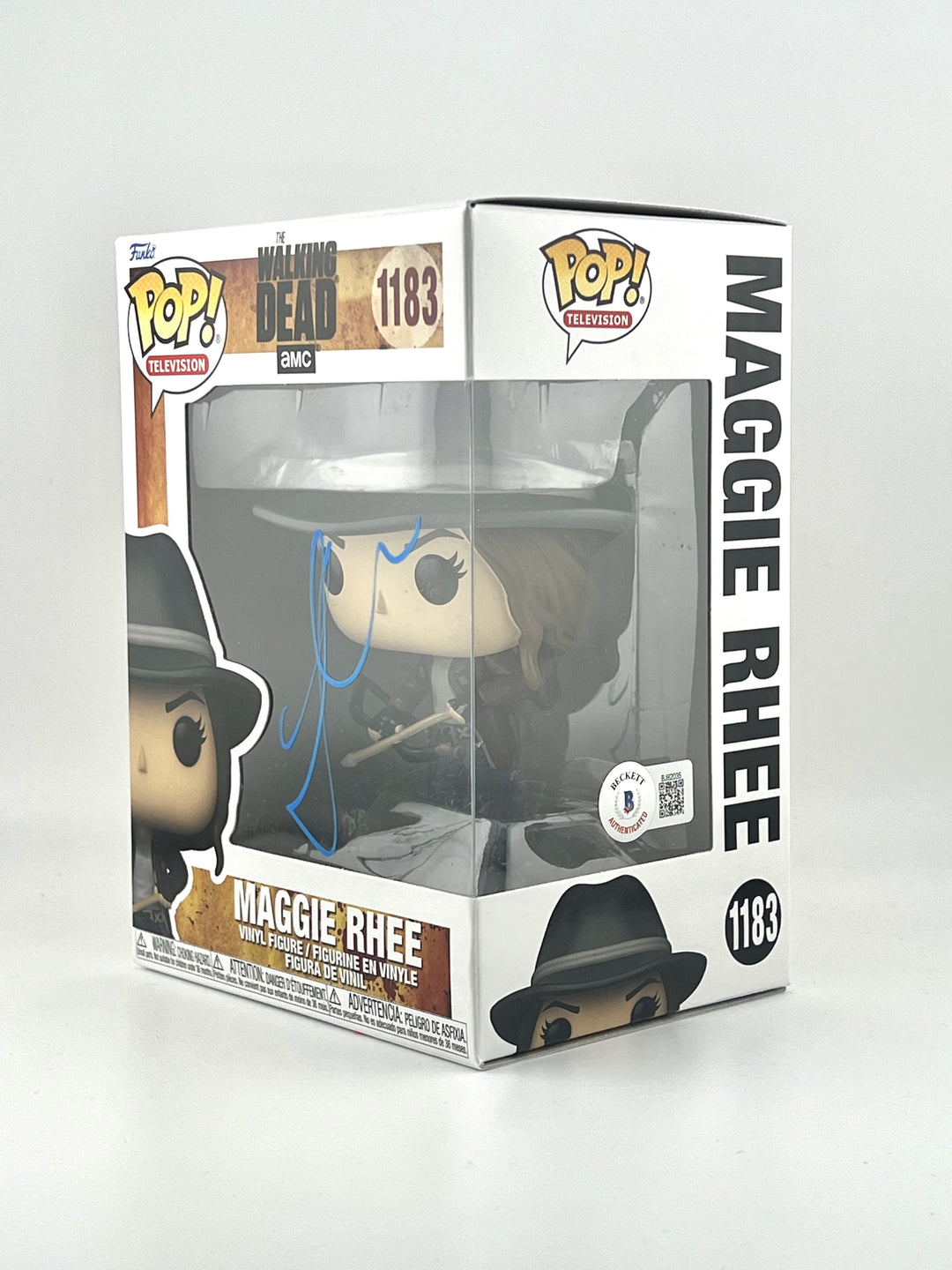 Signed Funko Pop! Maggie Rhee #1183 - Signed by Lauren Cohan | Beckett Authenticated