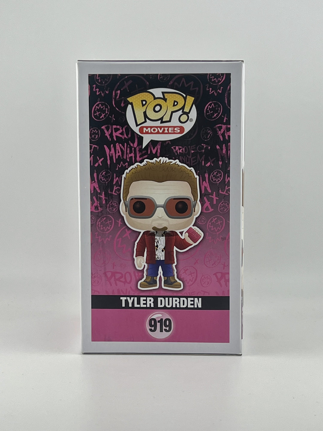 Signed Funko Pop! Tyler Durden #919 - Fight Club | Signed by Brad Pitt | Beckett Authenticated