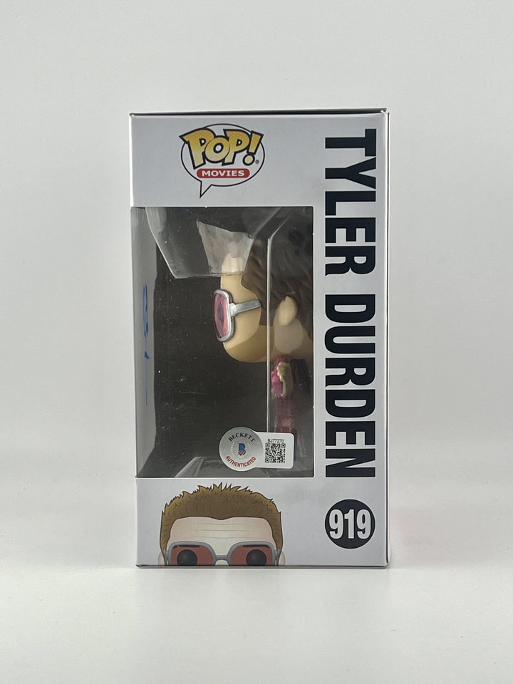 Signed Funko Pop! Tyler Durden #919 - Fight Club | Signed by Brad Pitt | Beckett Authenticated