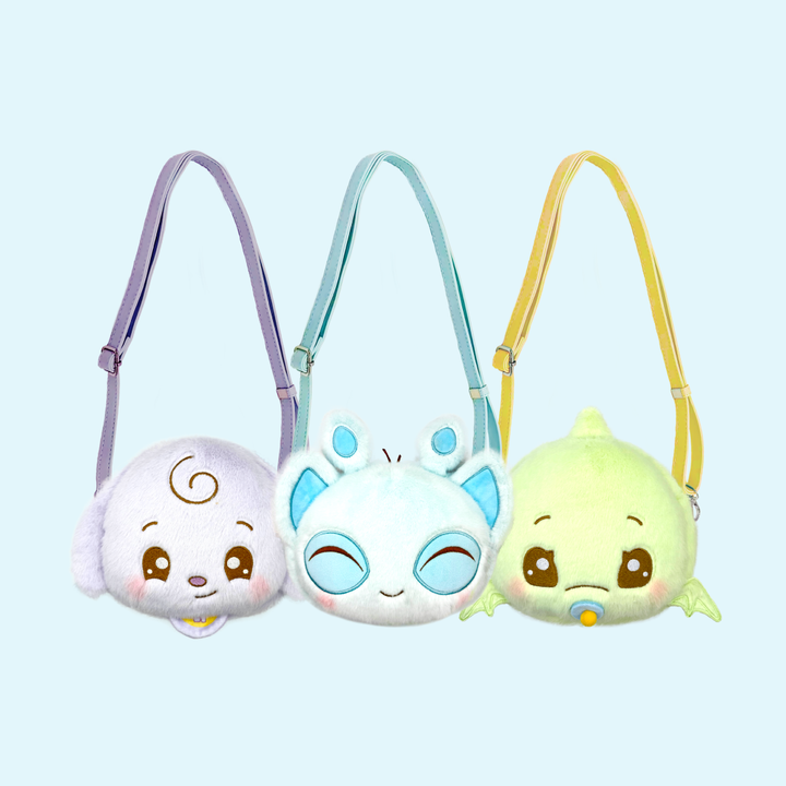2025 SDCC Exclusive Neopets Blue Aisha TOKYO Style Plushie Bag with Strap
