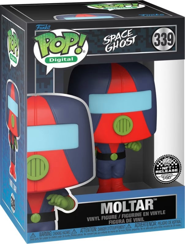 Pop! Digital: Cartoon Network X Funko Series 1 - Moltar 339 (NFT Legendary)