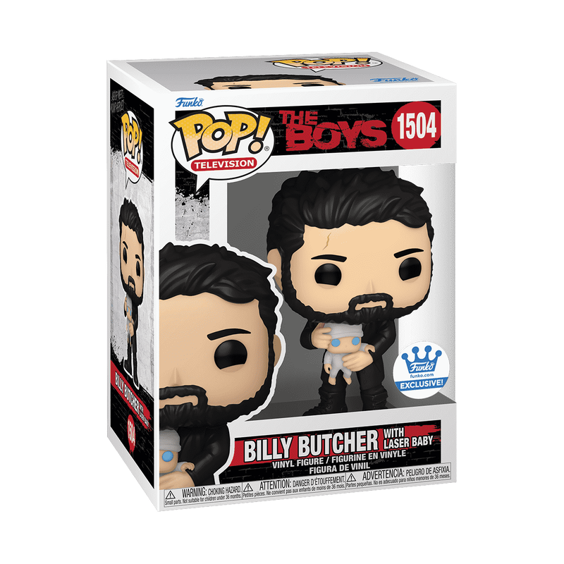 Funko Pop! - BILLY BUTCHER WITH LASER BABY 1504 FUNKO SHOP EXCLUSIVE
