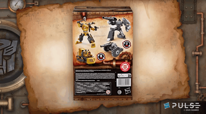 SDCC 25 Hasbro Transformers HEARTS OF STEEL Timelines Bumblebee Megatron