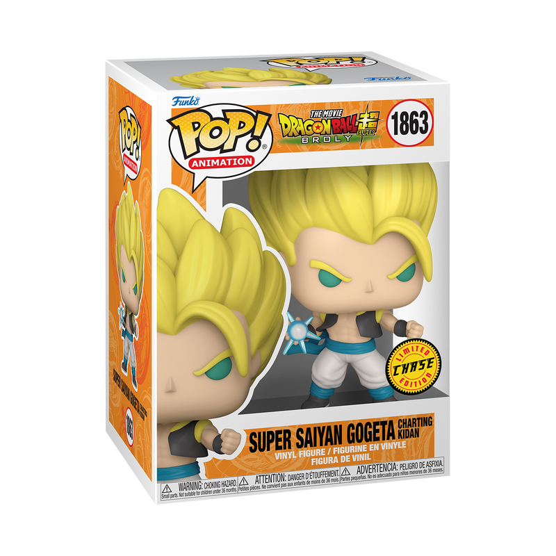 FUNKO POP! SUPER SAIYAN GOGETA CHARGING KIDAN 1863 CHASE