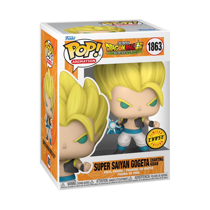 FUNKO POP! SUPER SAIYAN GOGETA CHARGING KIDAN 1863 CHASE