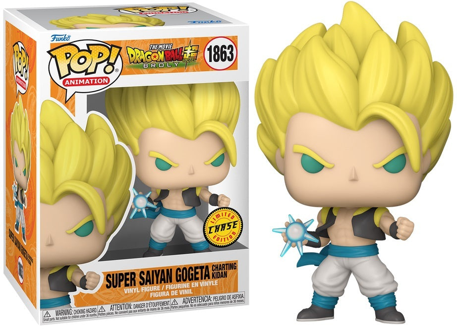 FUNKO POP! SUPER SAIYAN GOGETA CHARGING KIDAN 1863 CHASE