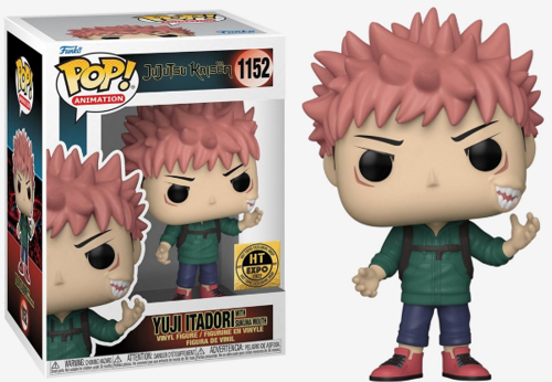 FUNKO POP! YUJI ITADORI WITH SUKUNA MOUTH 1152 HT EXPO