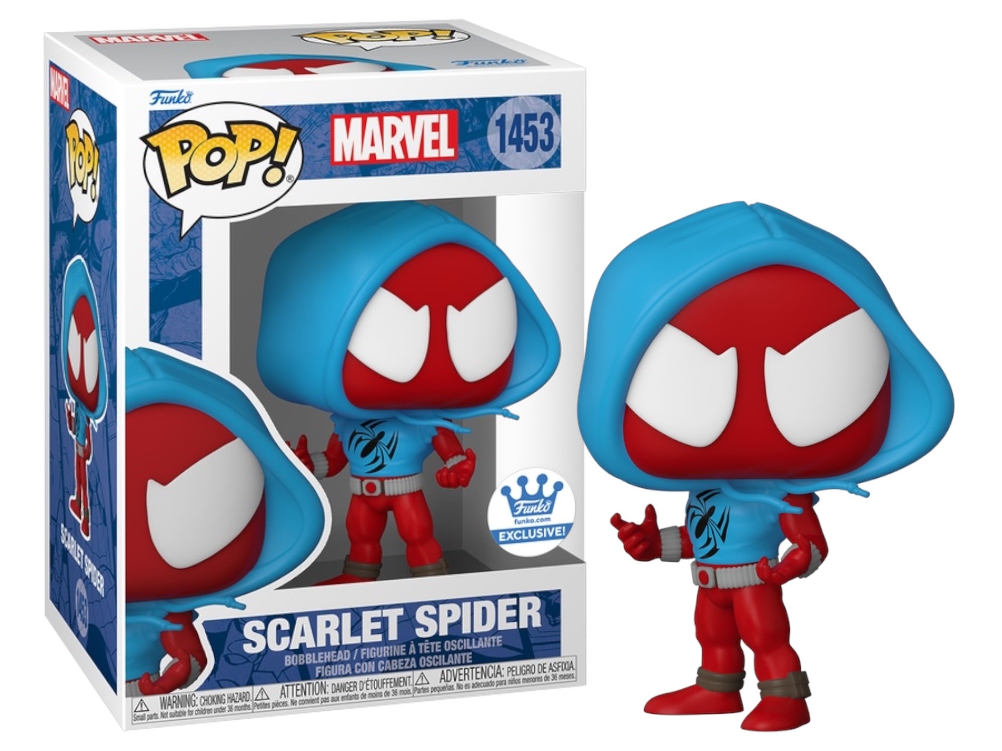 FUNKO POP! SCARLET SPIDER 1453 FUNKO SHOP EXCLUSIVE